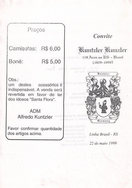 Convite   1%c2%ba encontro   nova petr%c3%b3polis rs   1999   anverso